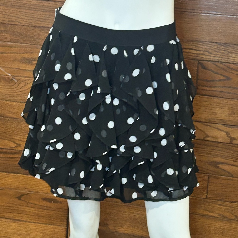 Victoria's Secret Black and White Bubble Mini Skirt